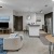 bright, open concept apartment interiors